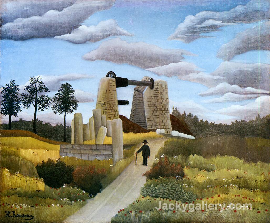 The Quarry by Henri Rousseau paintings reproduction